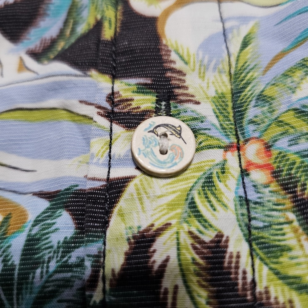 Tommy Bahama Coconut Point Shirt Mens M Hawaiian Aloha Surfboard Pineapple - Picture 4 of 11